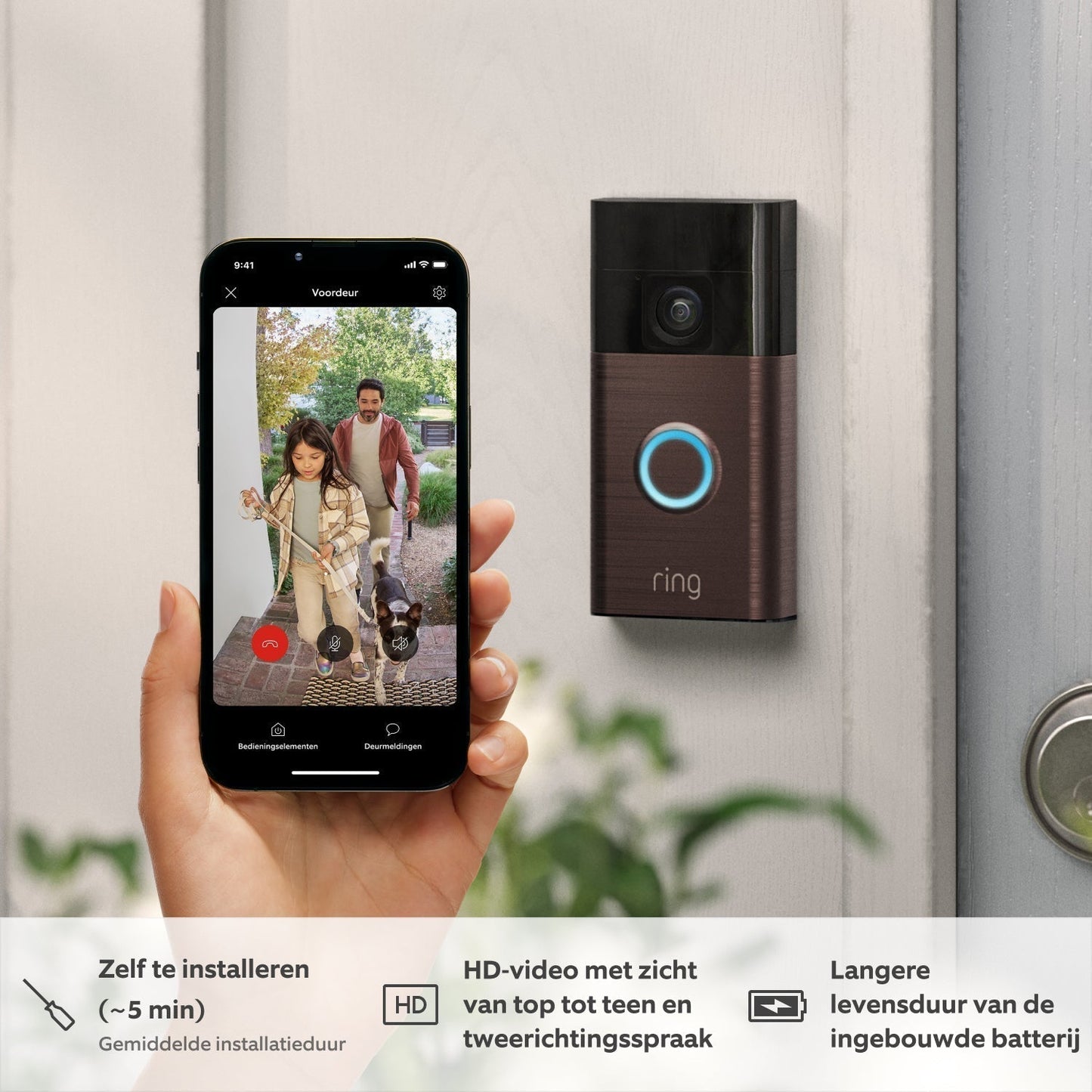 Sikring til dit hjem med VideoDørklokken SecureView
