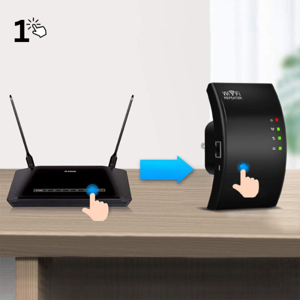 HjemmeNetværk - Trådløs WiFi Forstærker til Hurtigt Internet