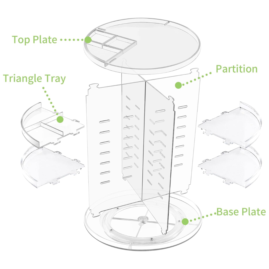 360° Rotérbar Makeup Organizer