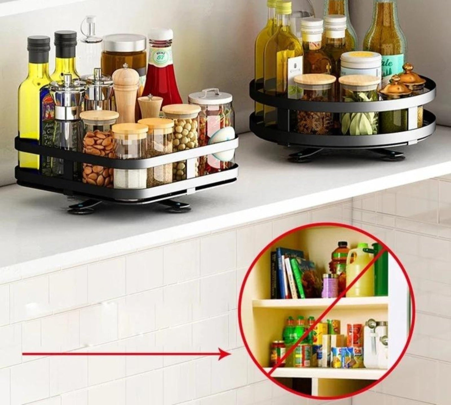 Roterande förvaringshylla - 360° Twist Rack