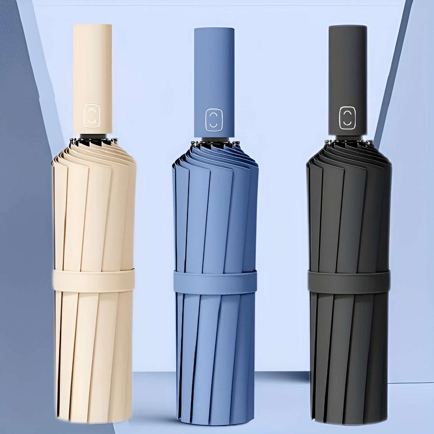 Hållbart paraply med UV-skydd – Stormsköld