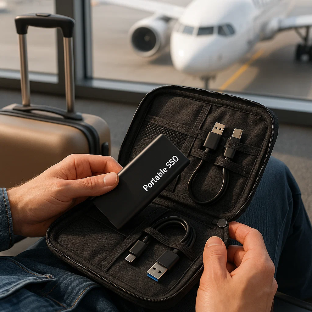 USB-C Lagringsenhed på 4 TB til rejse og arbejde