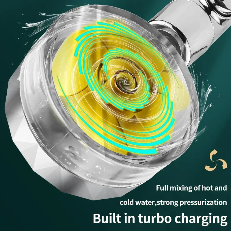 Vandbesparende Bruser med 360° Rotation