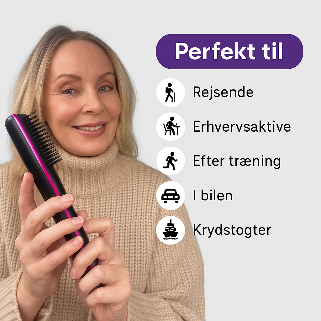 Effektiv Hårborste – Perfekt Slätt Hår på Få Minuter