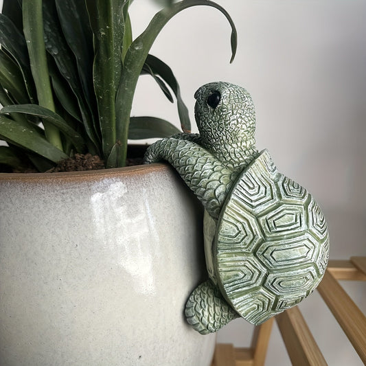 Sød hængeplante i skildpaddedesign – Perfekt til hjemmet og haven