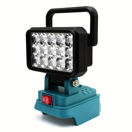 Kraftfuld Trådløs LED Arbejdslampe – Perfekt til Værkstedet
