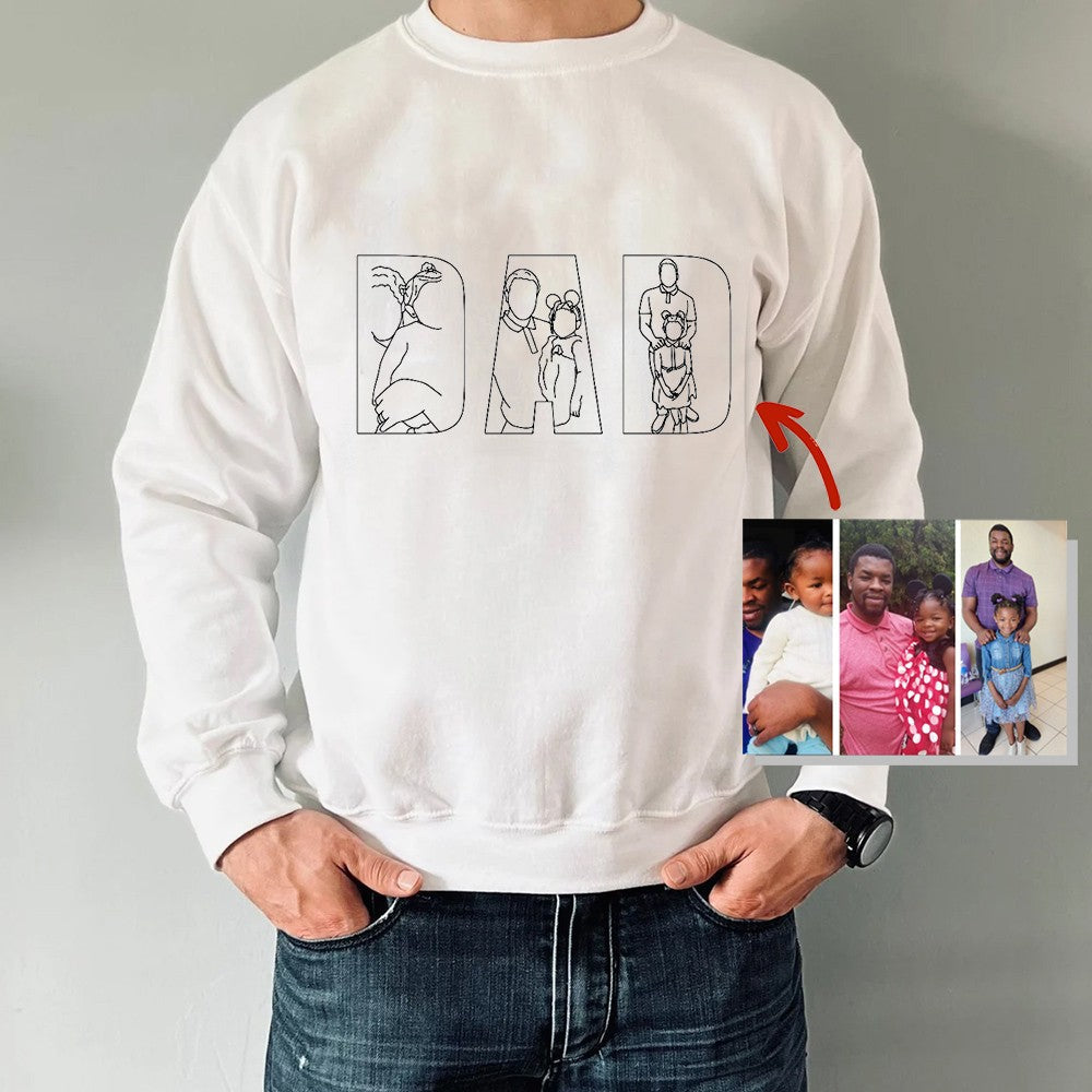 Personlig hoodie som present i memorywear-design