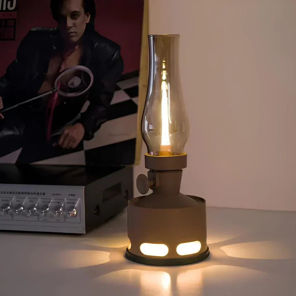 Uppladdningsbar Vintage LED-lykta - LumaLantern