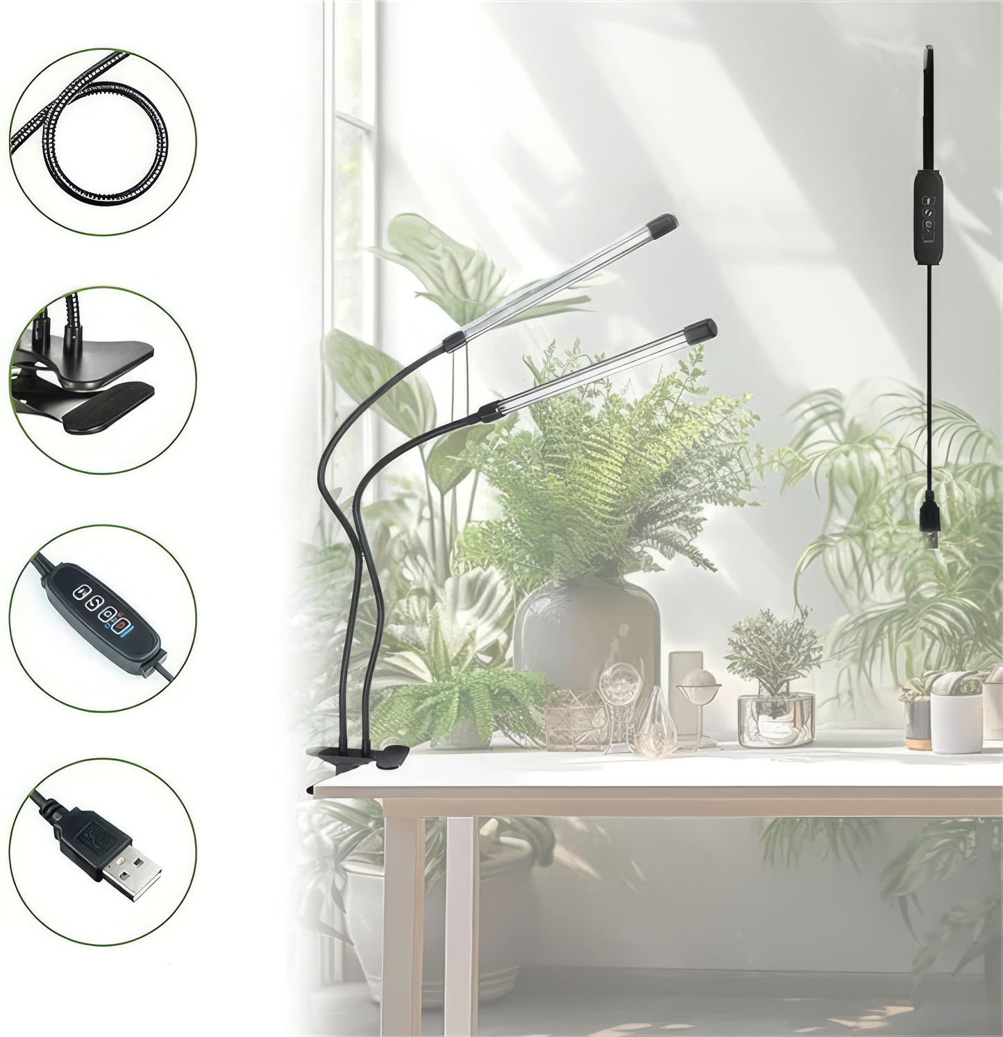Effektiv LED-växtbelysning för friskare plantor