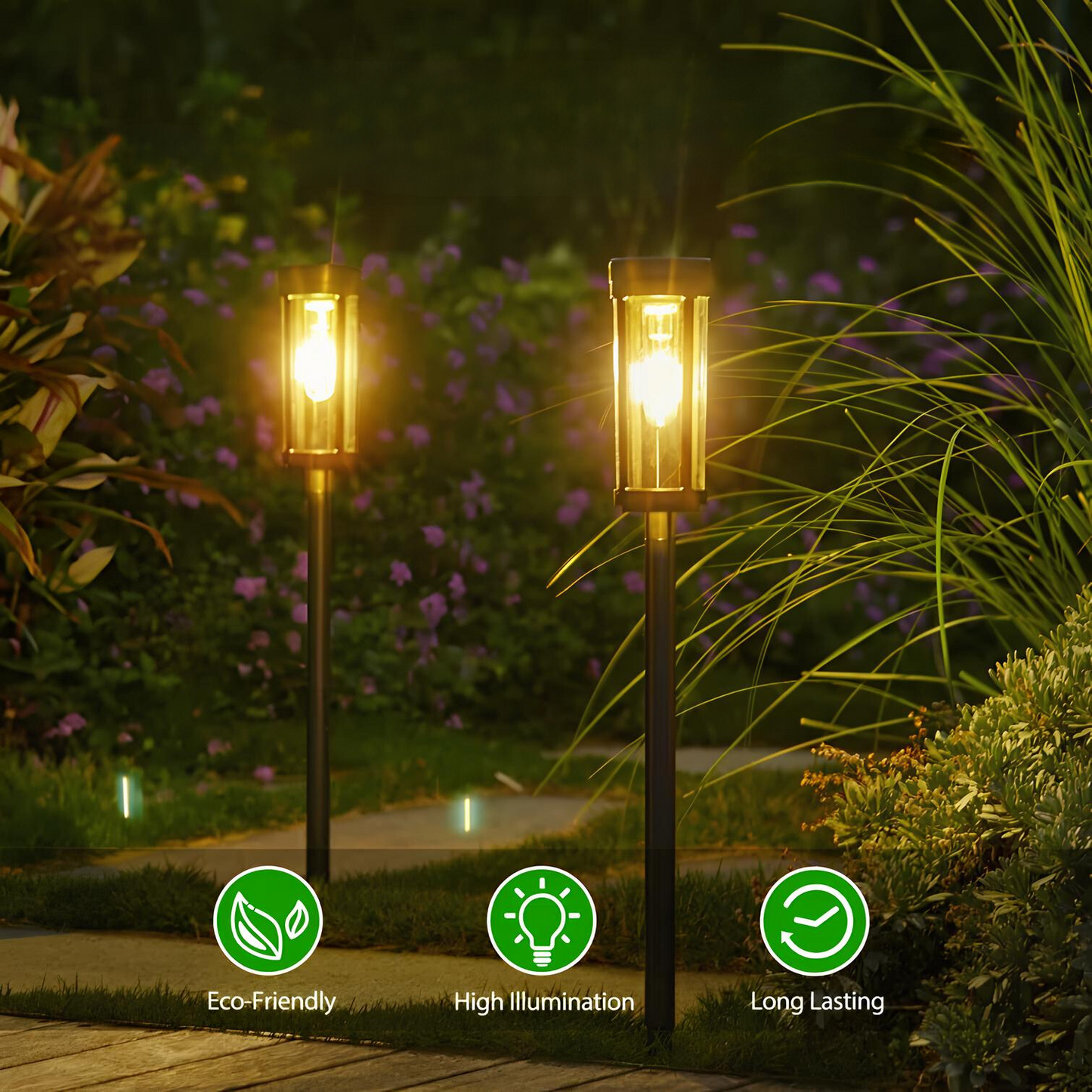 Solcellelampe til Haven - Energibesparende Belysning