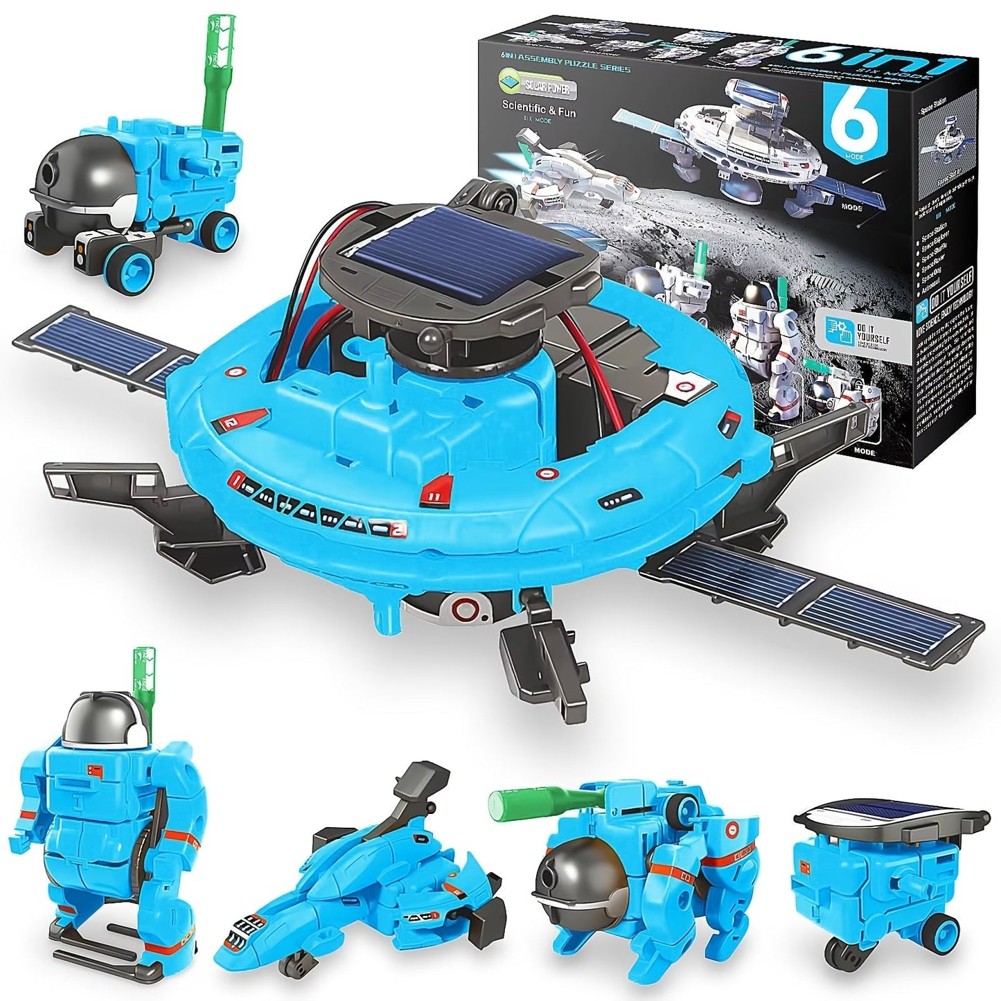 Solar Robot Byggeri 6-i-1 - Uddannelsesmæssig og Kreativ