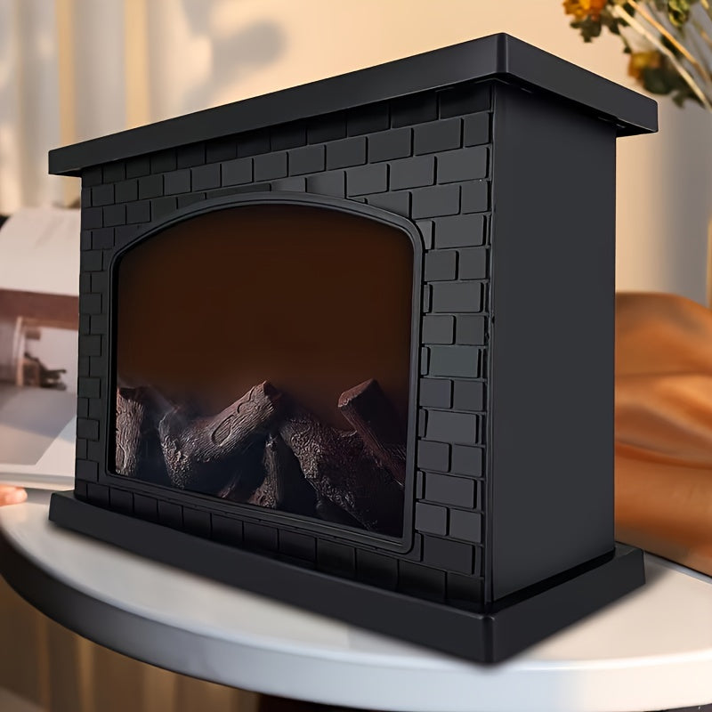 Rektangulär kaminlampa med mysfaktor - Realistiska flameffekter