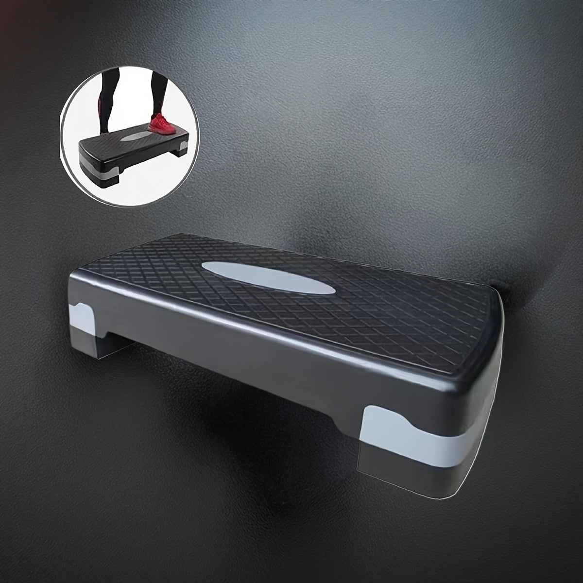 Justerbar stepper med halkfri yta – perfekt för hemmaträning