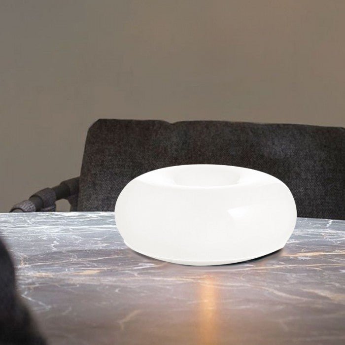Stilfuld LED Bordlampe med Justerbart Lys og Moderne Glas