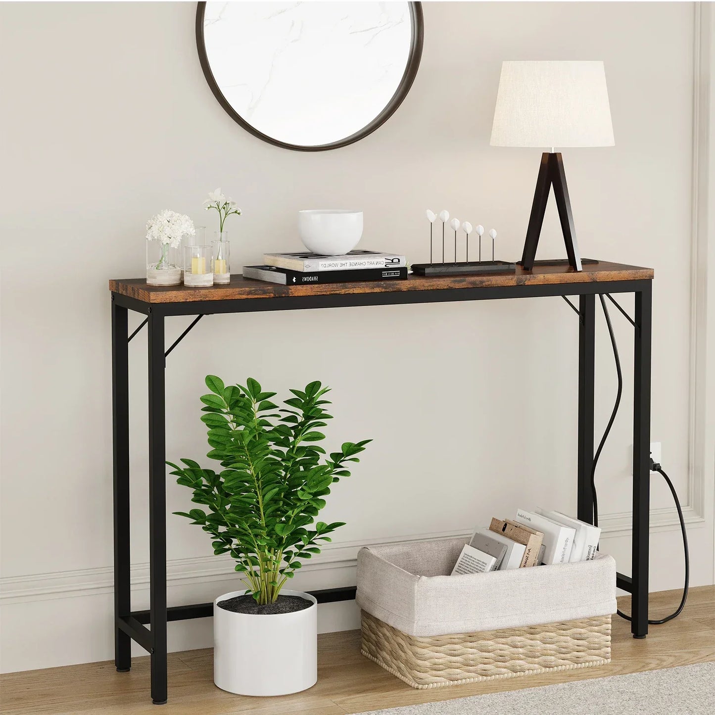 Sidetabel med Tempereret Glas - Moderne og Holdbart Design