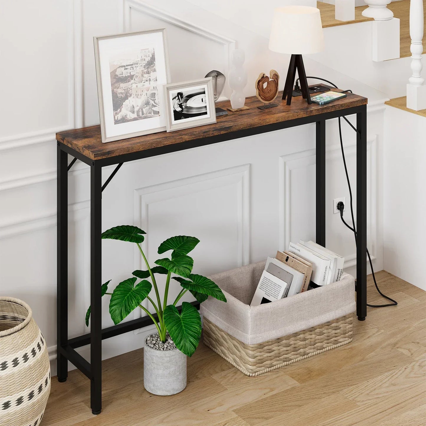 Sidetabel med Tempereret Glas - Moderne og Holdbart Design