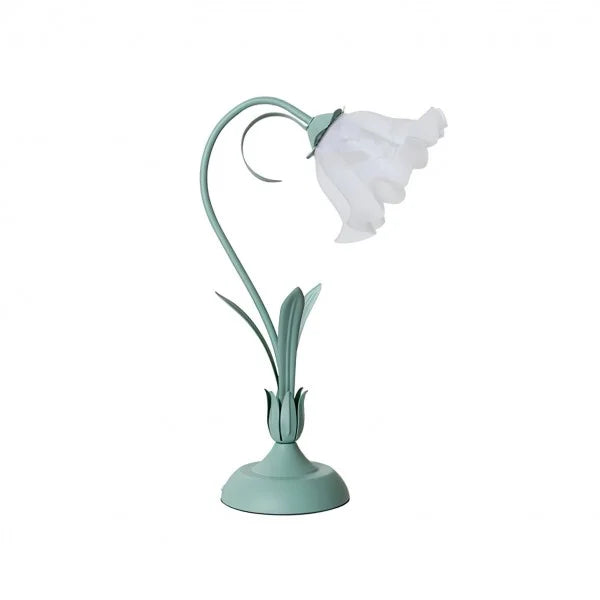 Blommande Vintage Bordslampa - Justerbar Elegans