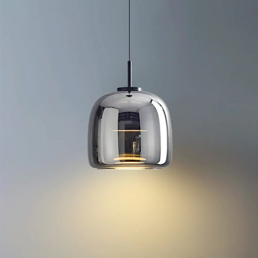 Moderne Glasloftslampe med LED - Stilfuld og Energibesparende