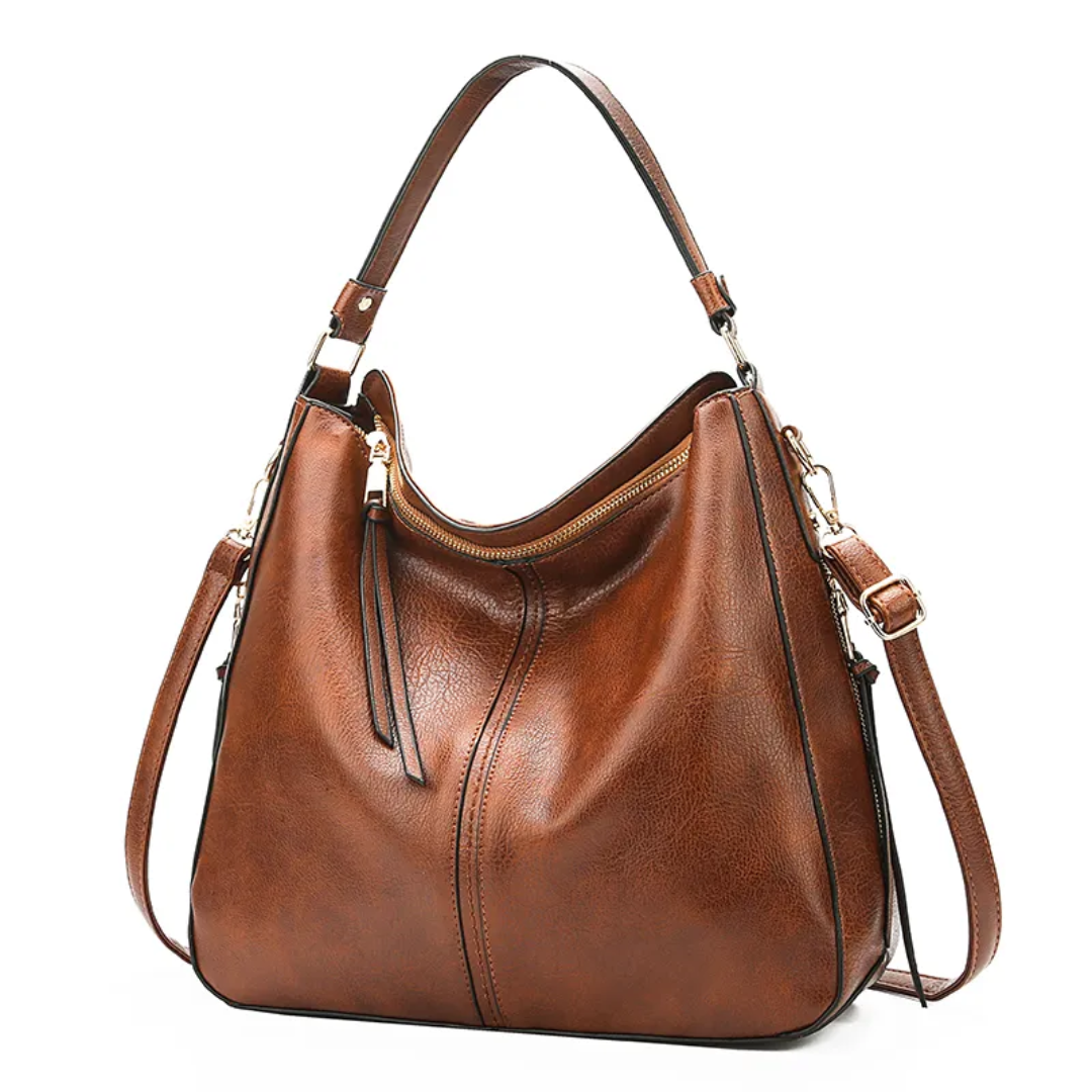 Stilfuld og Rummelig Hobo Taske med Vintage Design