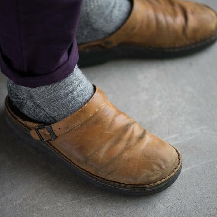 Elegante og Komfortabel Slip-On Sko i Læder