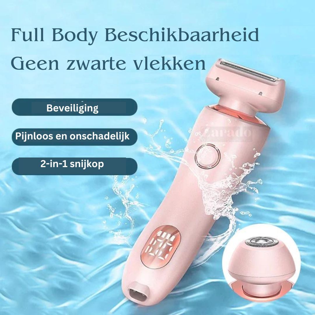 Elegante 2-i-1 Barbermaskine til Kvinder