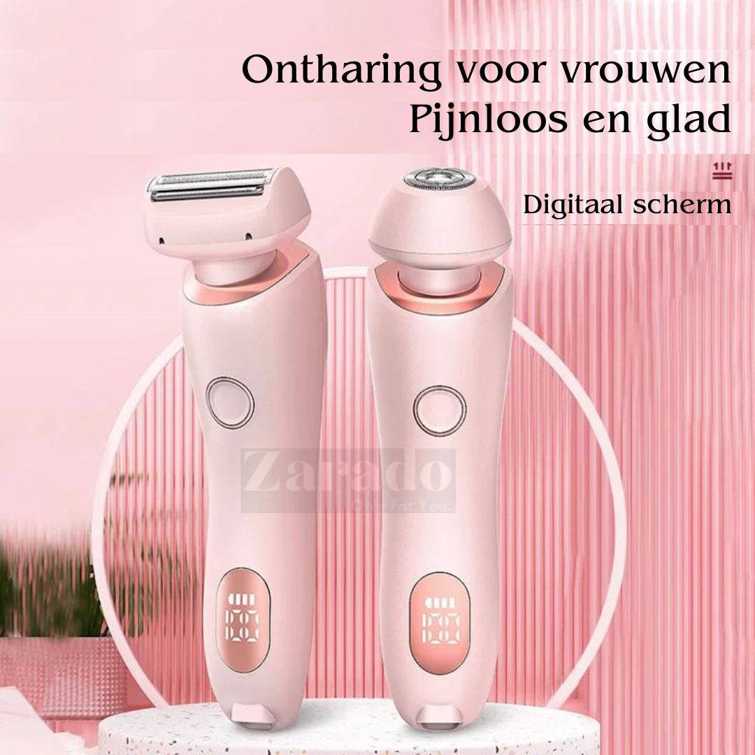 Elegante 2-i-1 Barbermaskine til Kvinder