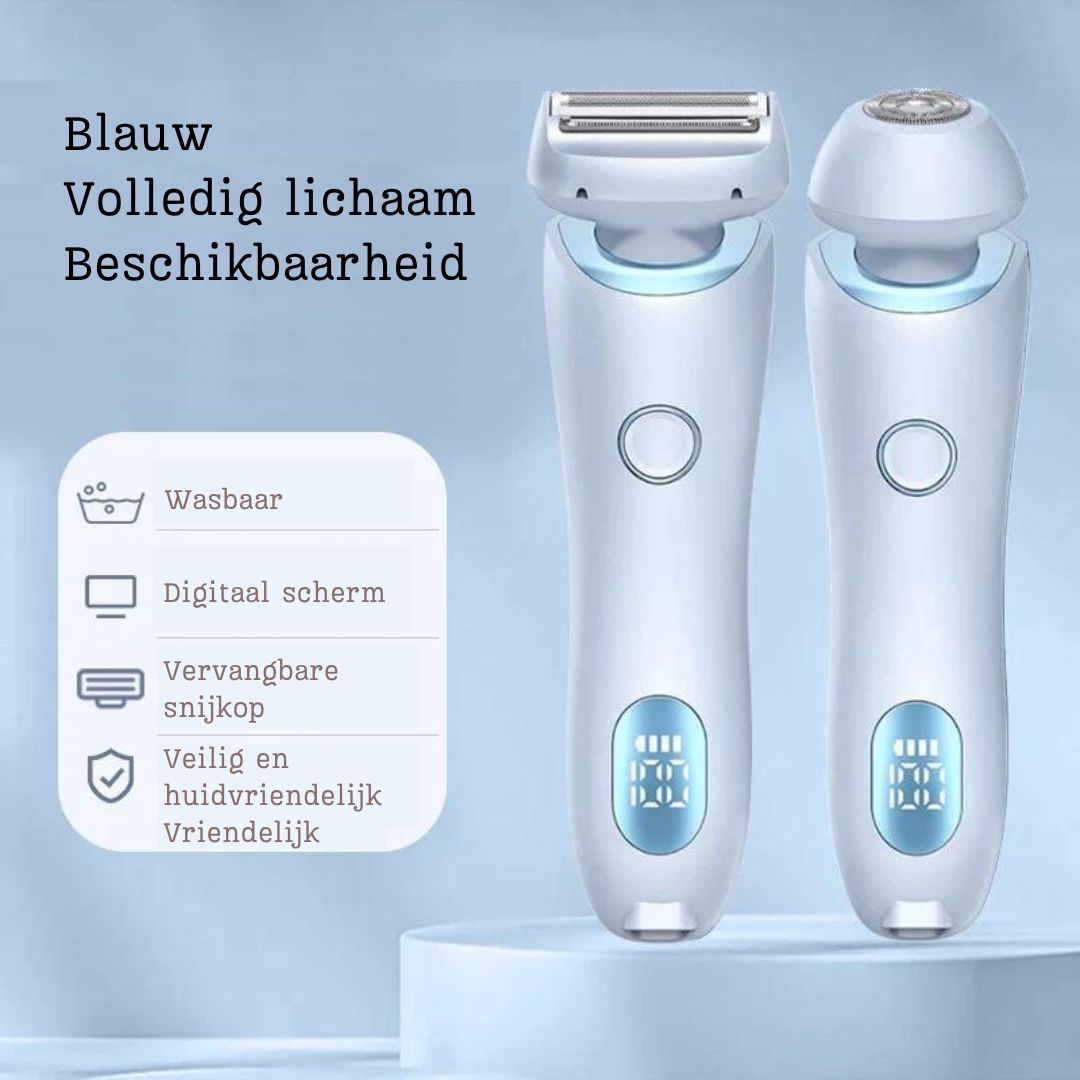 Elegante 2-i-1 Barbermaskine til Kvinder