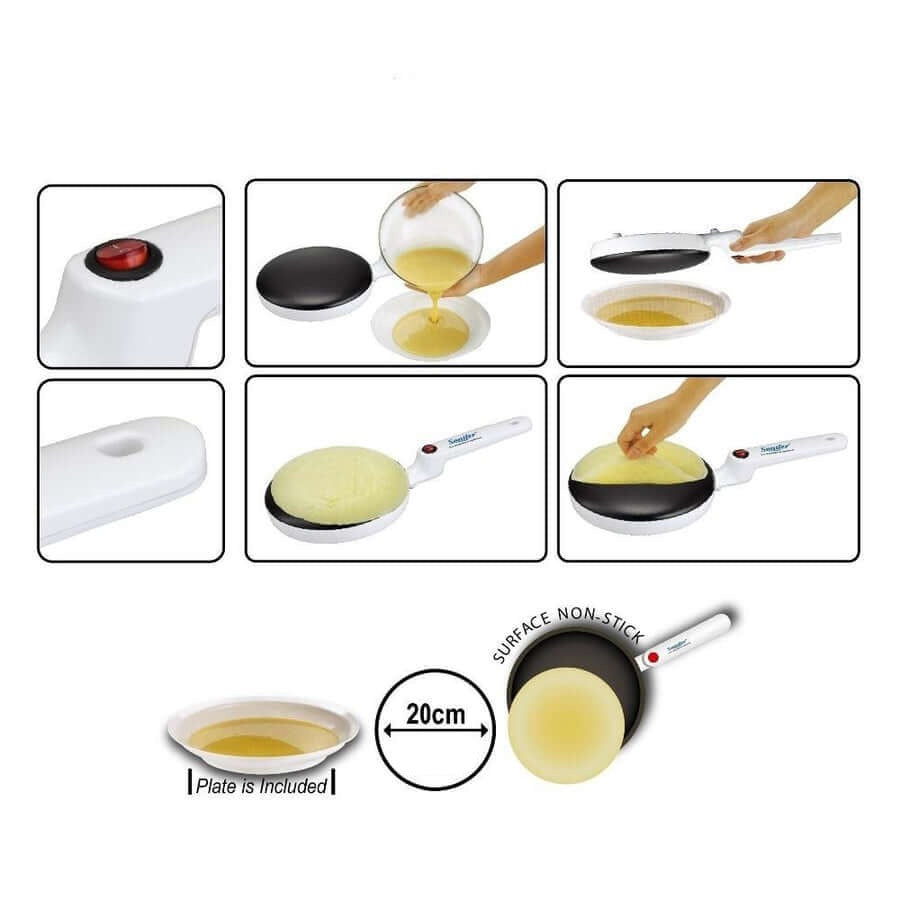 Elektrisk crêpe-maskine - Perfekte crêpes hver gang