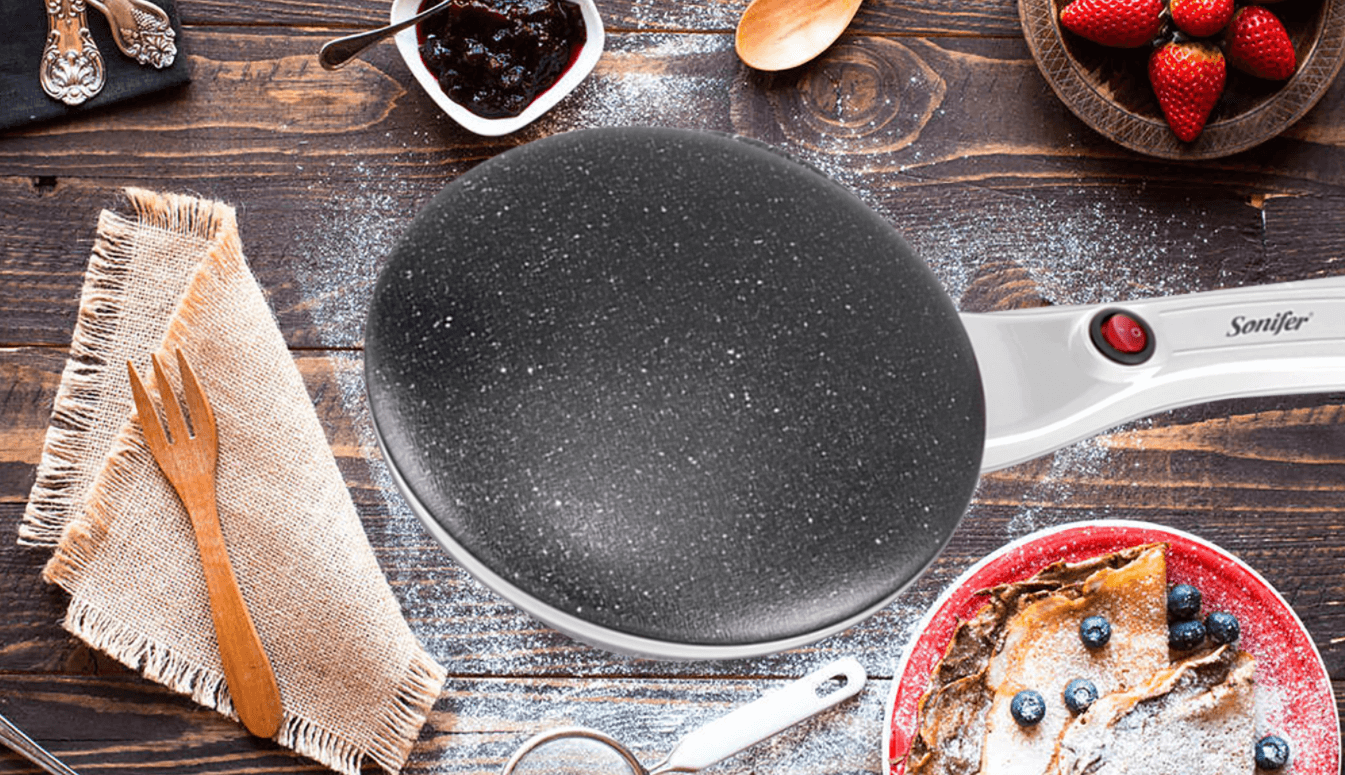 Elektrisk crêpe-maskine - Perfekte crêpes hver gang