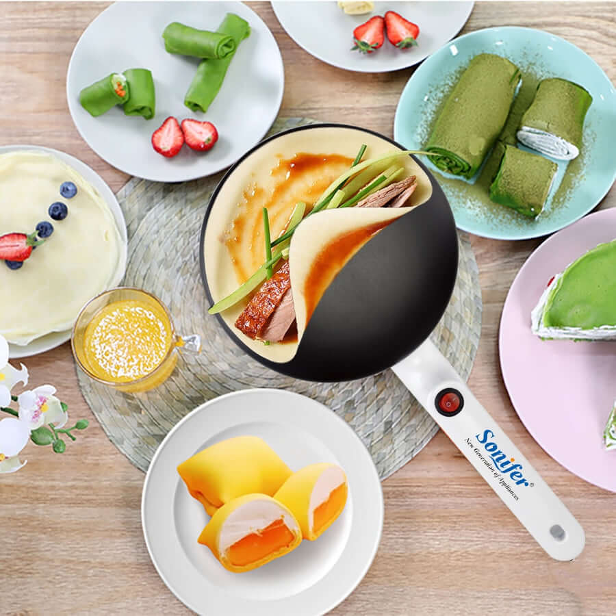 Elektrisk crêpe-maskine - Perfekte crêpes hver gang