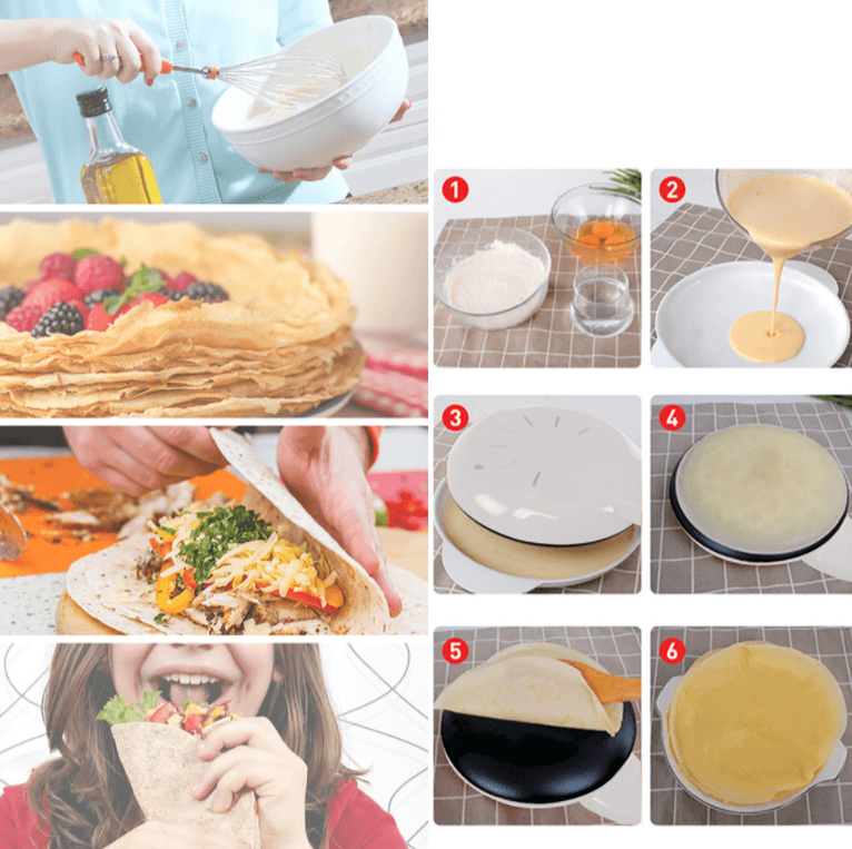 Elektrisk crêpe-maskine - Perfekte crêpes hver gang