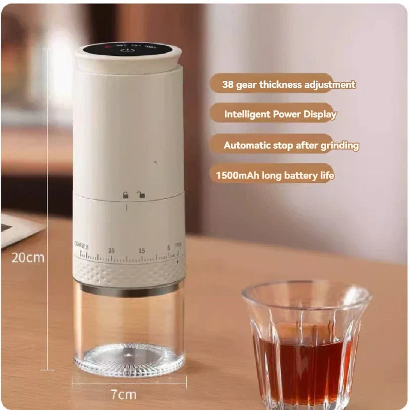 Bærbar elektrisk kaffekværn - Kaffegrynmaskine