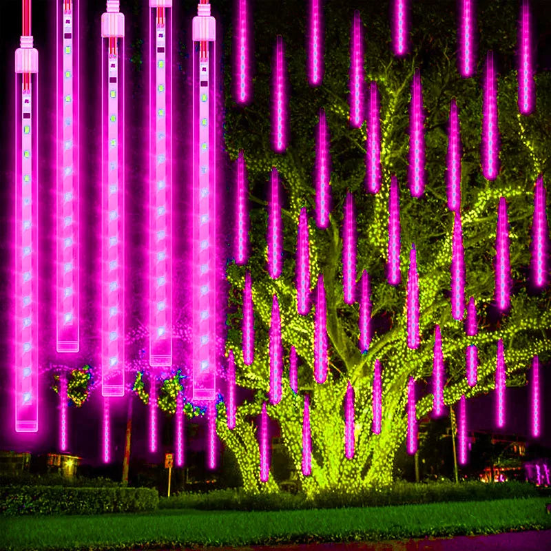 LED Meteor Julelys - Magisk udendørs havebelysning