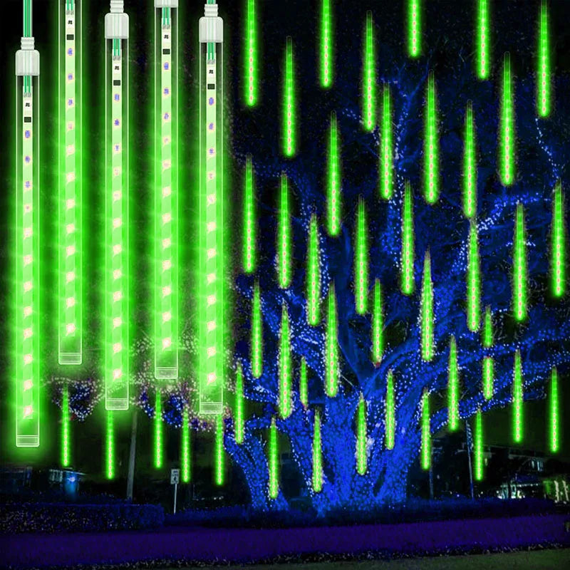 LED Meteor Julelys - Magisk udendørs havebelysning