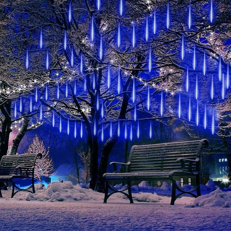 LED Meteor Julelys - Magisk udendørs havebelysning