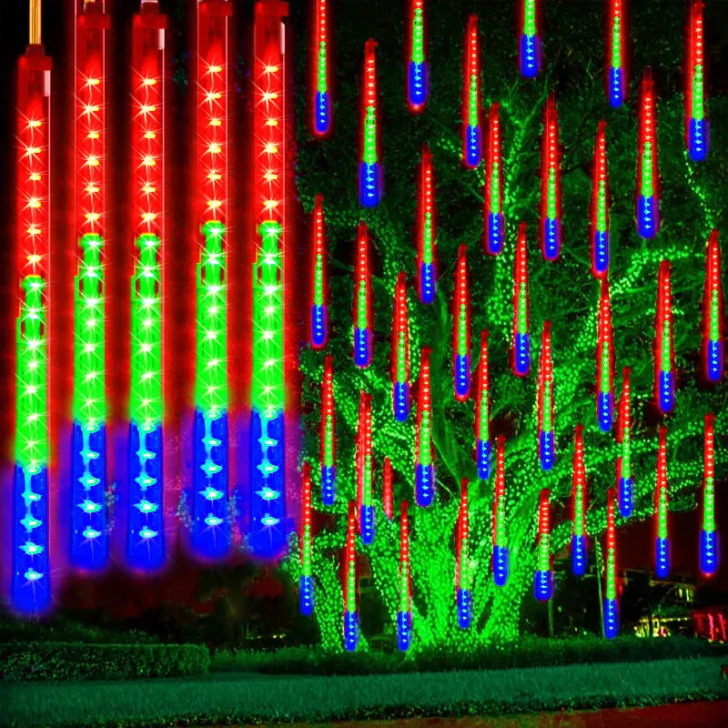 LED Meteor Julelys - Magisk udendørs havebelysning