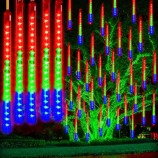 LED Meteor Julelys - Magisk udendørs havebelysning