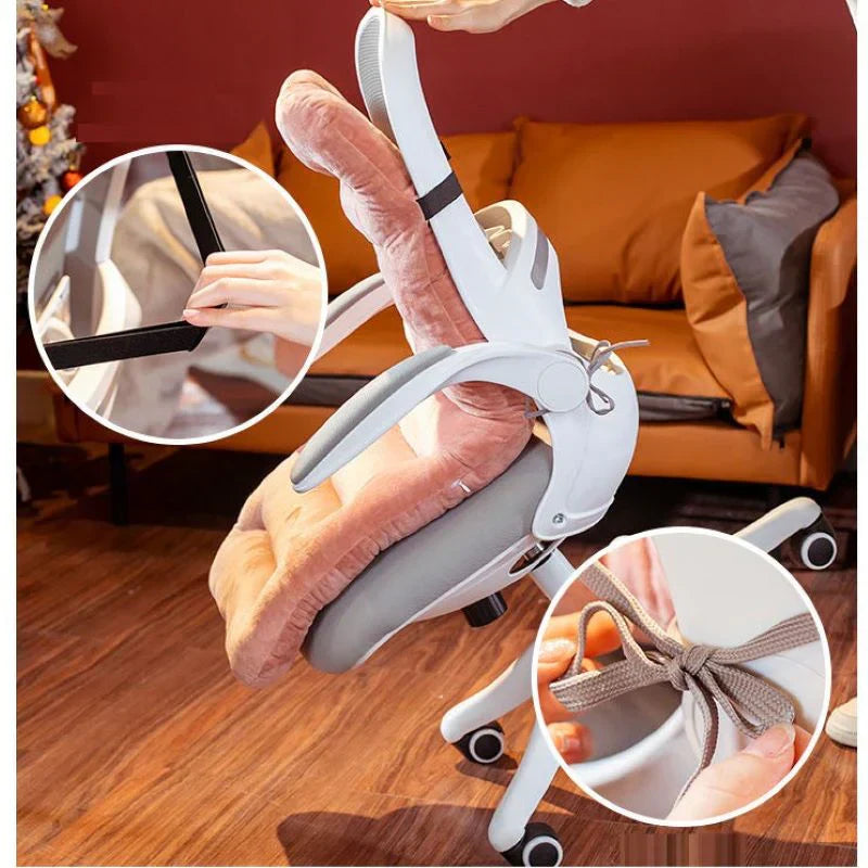 Ergonomisk siddepude med behagelig lændestøtte