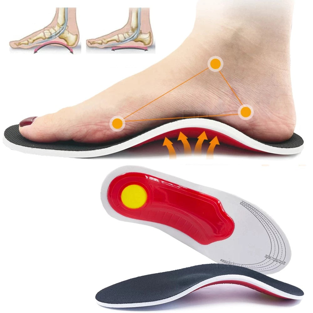 Bekväma inläggssulor för fotvård | Ergonomisk design