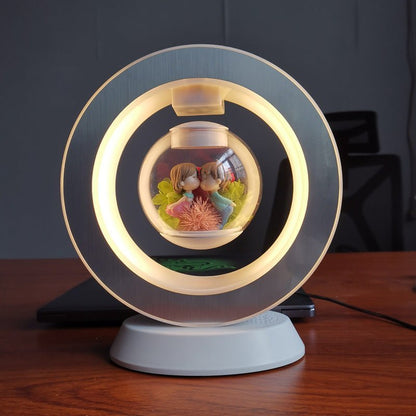 Magnetisk roterende flydende blomst