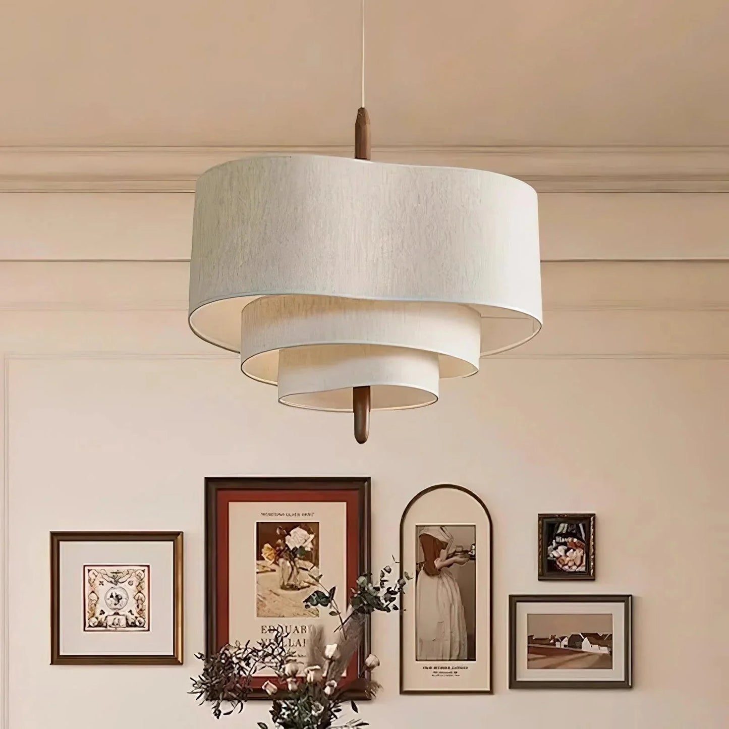 Japandi taklampa - Minimalistisk design i naturliga material