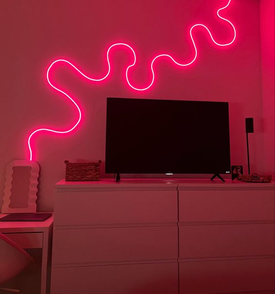 Neon LED lysbånd | App-styret fleksibel belysning med musikfunktion