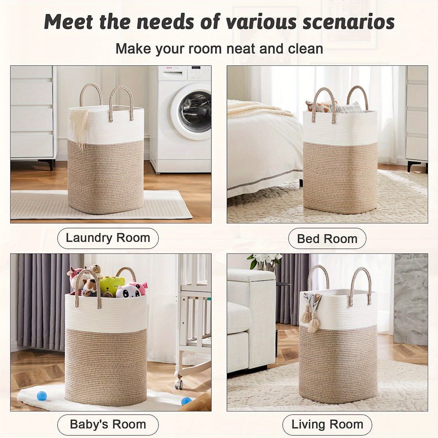 Stor Tvättkorg - Hållbar Design