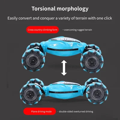 Fjärrstyrd Stuntbil med Geststyrning - 4WD, 2.4GHz, 1:16 Storlek