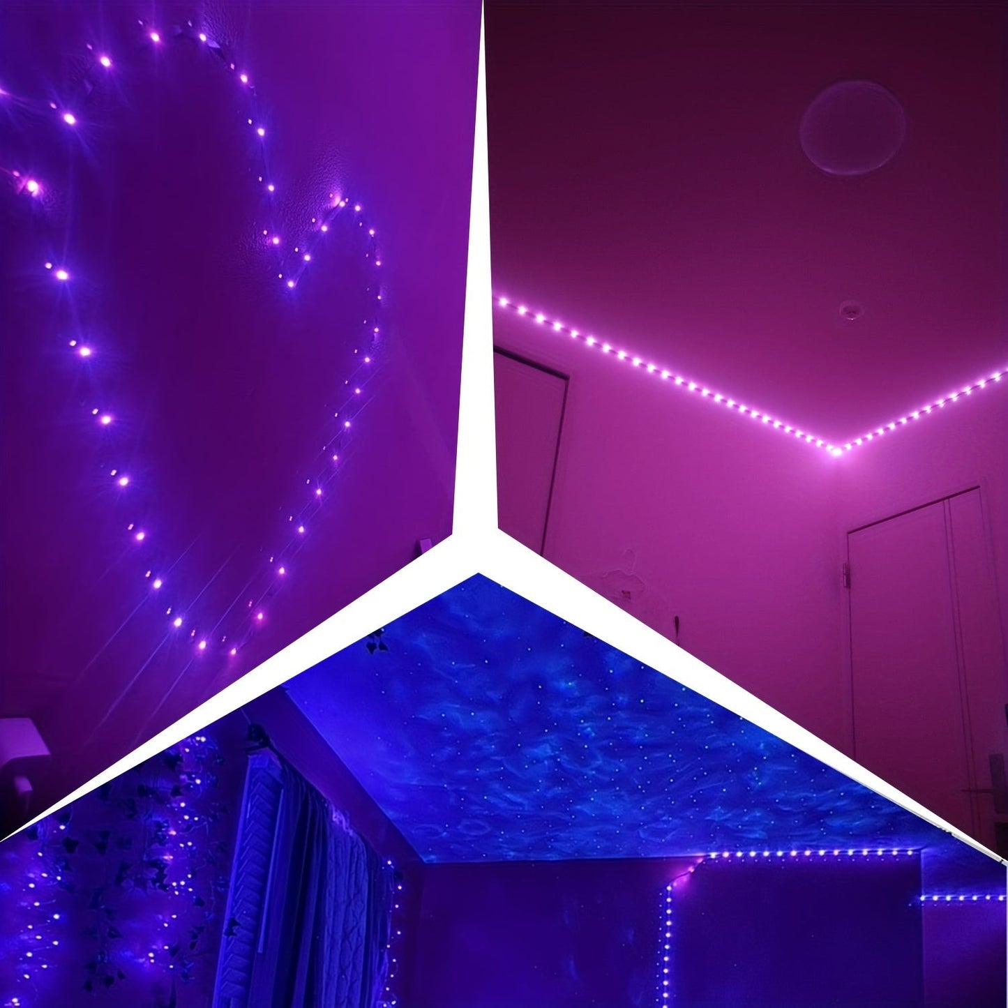 Fleksible LED Lysstrips med Musik Synkronisering og Farveskift