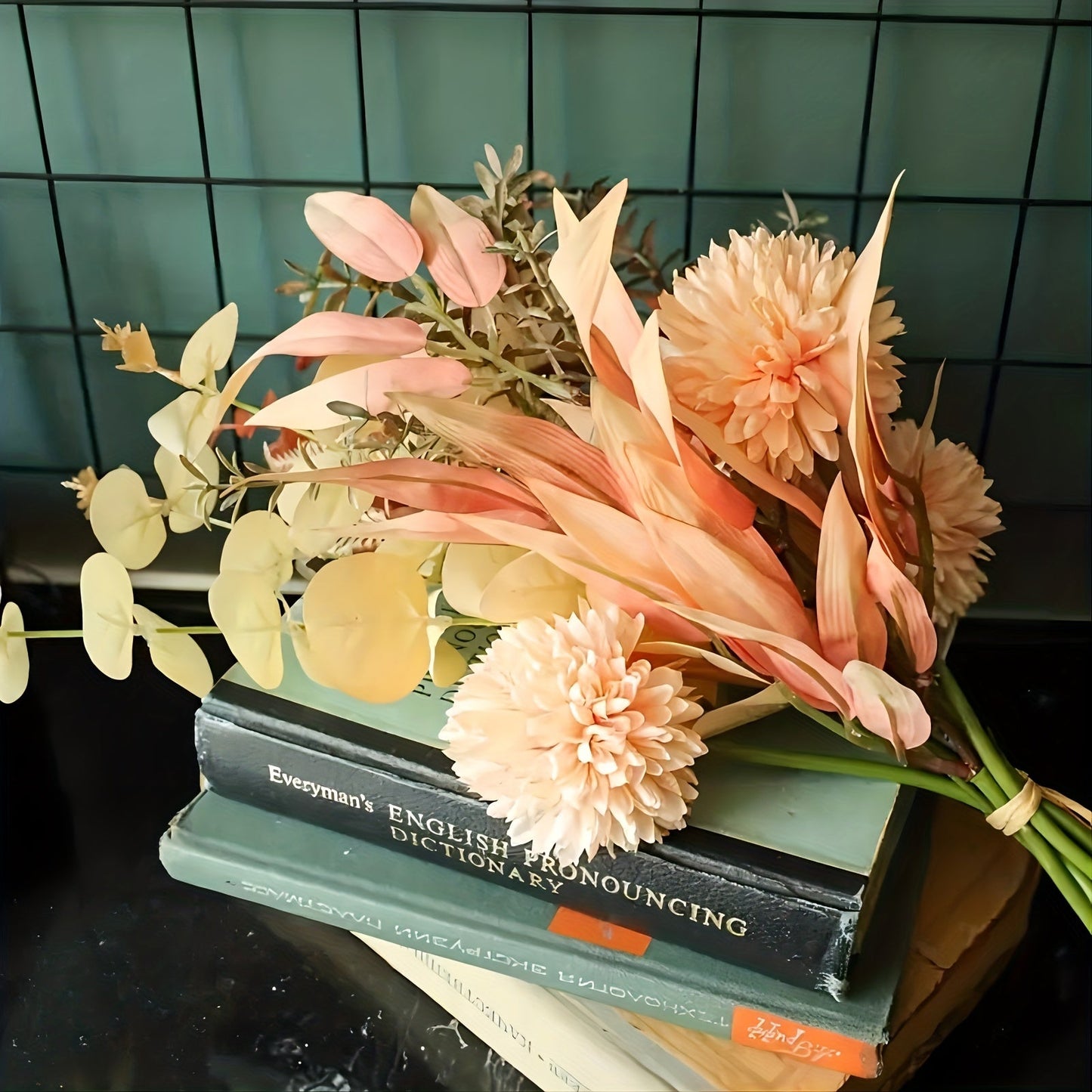 Elegant Kunstige Blomsterbuket til Bryllup og Sæsonbestemt Dekoration