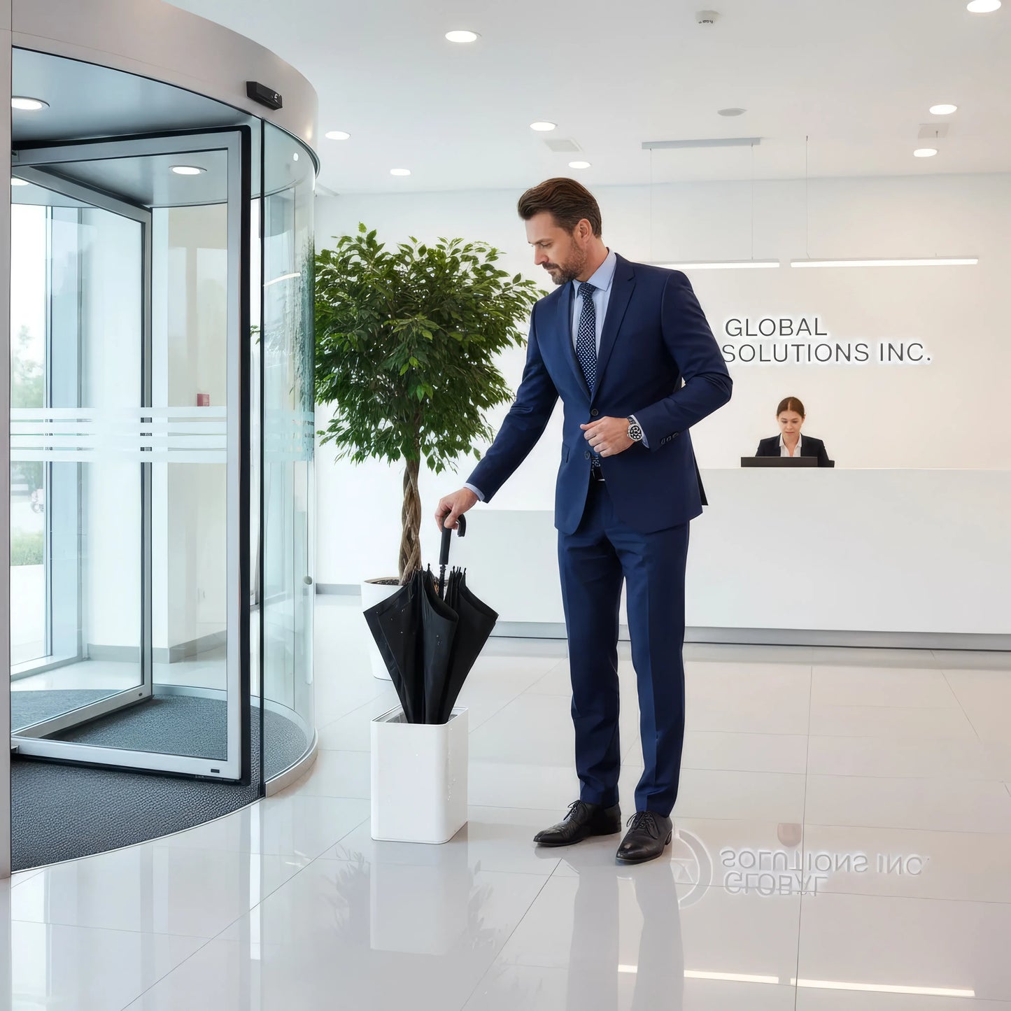Elegant och praktisk paraplyhållare för hem och kontor