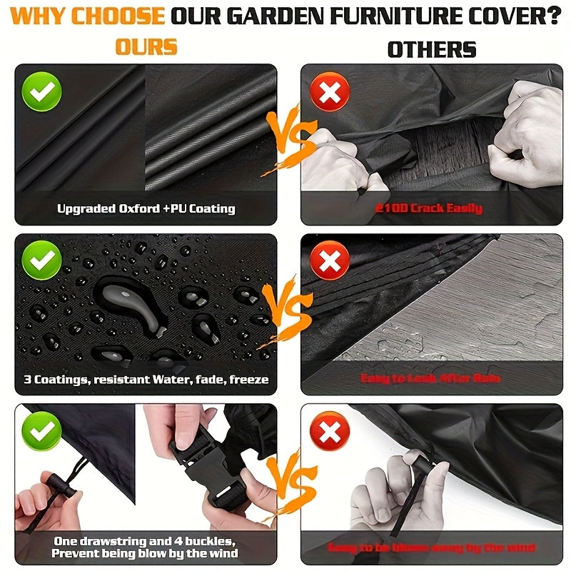 Robust Beskyttelse til V-formet Udesofa – ShieldGuard Cover