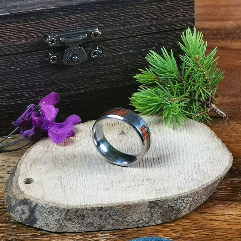 Elegant Livets Træ Ring i Rustfrit Stål til Kvinder - Vira