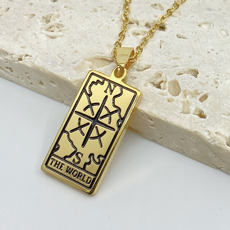Vintage Tarot Kort Pendant – Lykkeamulet